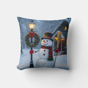 Schneedorf-Weihnachts-Kissen-Set mit 4 – Santa, D Kissen