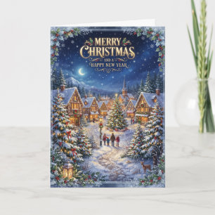 Schneedorff Weihnachtskarte Karte