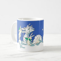 Schneedrachen und Hasenkaninchen Tasse