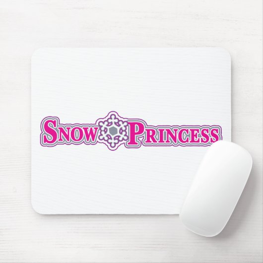 Schneedruckerpink Mousepad (Mit Mouse)
