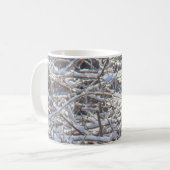 Schneeeiszweige im Winter Kaffeetasse (Vorderseite Links)