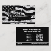 *~* Schneeentfernungswaggon AP74 Visitenkarte (Vorne/Hinten)