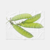 Schneeerbsen Fleecedecke (Vorderseite (Horizontal))