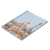 Schneeeule am Strand Notizblock (Linke Seite)