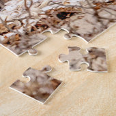 Schneeeule am Strand Puzzle (Seite)