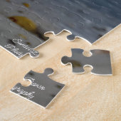 Schneeeule am Strand Puzzle (Seite)