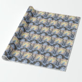 Schneeeule auf einem steinernen Bogen Geschenkpapier (Ungerollt)