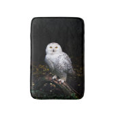 Schneeeule Badematte (Vorderseite Vertikal)