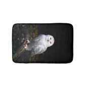 Schneeeule Badematte (Vorderseite)