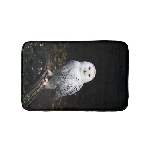 Schneeeule Badematte (Vorderseite)