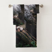 Schneeeule Badhandtuch Set (Insitu)