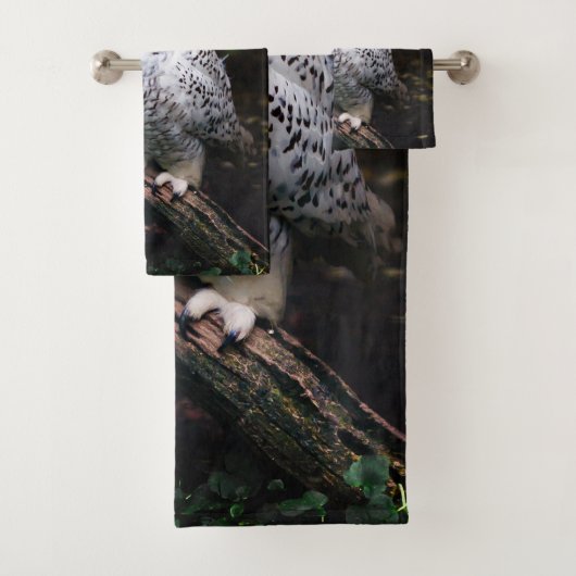 Schneeeule Badhandtuch Set (Insitu)