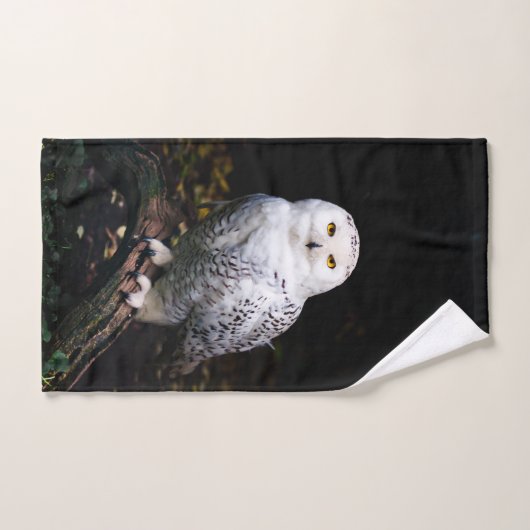Schneeeule Badhandtuch Set (Handtuch)