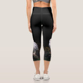 Schneeeule Capri Leggings (Rückseite)