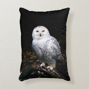 Schneeeule Dekokissen