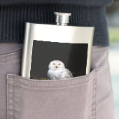 Schneeeule Flachmann (Beispiel)