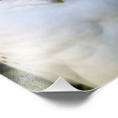 Schneeeule Fotodruck (Ecke)