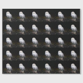 Schneeeule Geschenkpapier (Flach)