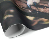 Schneeeule Geschenkpapier (Rolleneckpunkt)