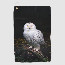 Schneeeule Golfhandtuch