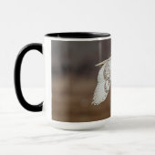 Schneeeule im Flug Tasse (Links)