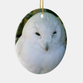 Schneeeule Keramik Ornament (Rechts)