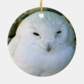 Schneeeule Keramik Ornament (Hinten)
