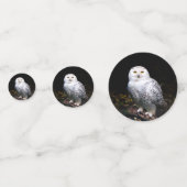 Schneeeule Konfetti (Vorderseiten)