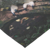 Schneeeule Kurzer Tischläufer (Ecke)
