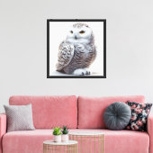 Schneeeule Leinwanddruck (Insitu (Wohnzimmer))