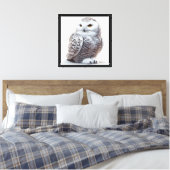 Schneeeule Leinwanddruck (Insitu (Schlafzimmer))