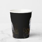 Schneeeule Pappbecher (Links)