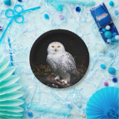 Schneeeule Pappteller (Party)