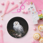 Schneeeule Pappteller (Party)