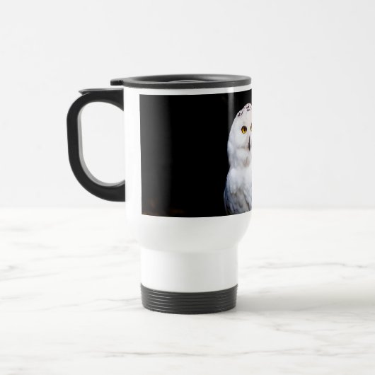 Schneeeule Reisebecher (Links)