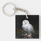 Schneeeule Schlüsselanhänger (Vorderseite)
