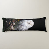 Schneeeule Seitenschläferkissen (Rückseite)