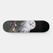 Schneeeule Skateboard (Horizontal)