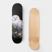 Schneeeule Skateboard (Vorderseite)
