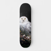 Schneeeule Skateboard (Vorderseite)