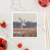 Schneeeule startet serviette (Beispiel)