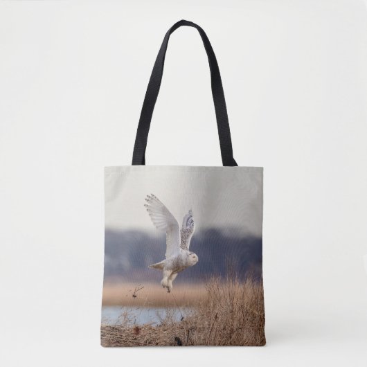 Schneeeule startet tasche (Vorderseite)