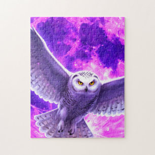 Schneeeule von Purple Moon Puzzle