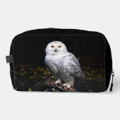 Schneeeule Waschbeutel (Vorderseite)