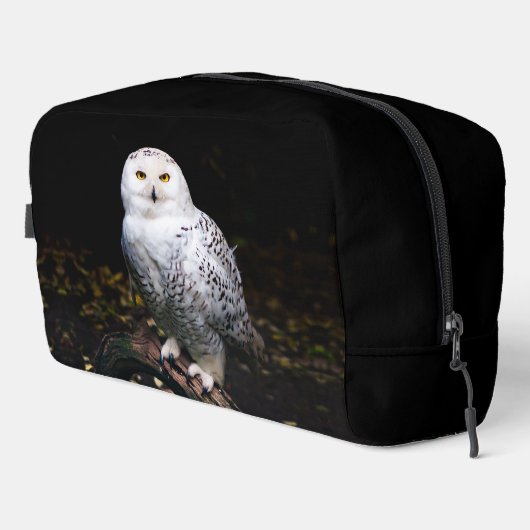 Schneeeule Waschbeutel (Rechte Ecke)