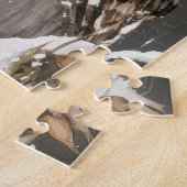 Schneeeule Winter Schnee Puzzle (Seite)