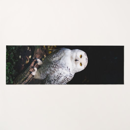 Schneeeule Yogamatte (Vorderseite (Horizontal))