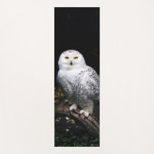 Schneeeule Yogamatte (Vorderseite)