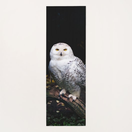 Schneeeule Yogamatte (Rückseite)
