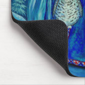 Schneeeulen-Fee-Mauspad Mousepad (Ecke)